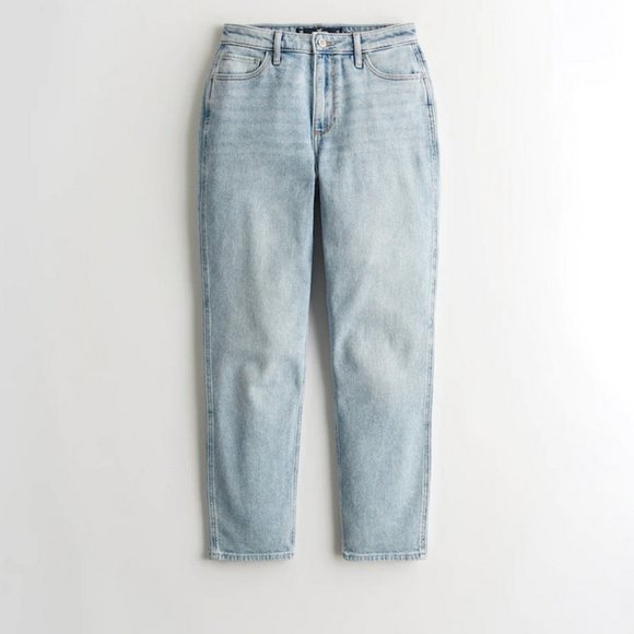 Hollister Denim - Hollister Curvy High Rise Mom Jeans Size 5s